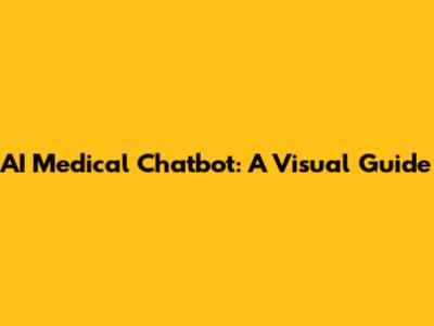 AI Medical Chatbot: A Visual Guide