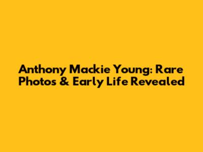Anthony Mackie Young: Rare Photos & Early Life Revealed