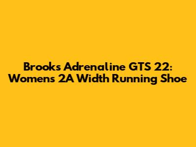 Brooks Adrenaline GTS 22: Women's 2A Width Running Shoe