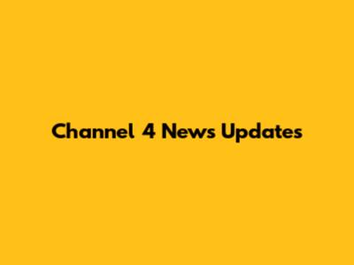 Channel 4 News Updates