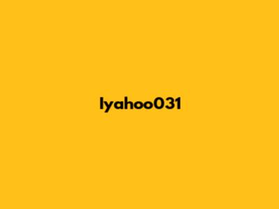Iyahoo031