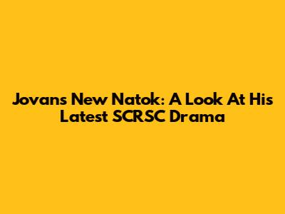 Jovan's New Natok: A Look At His Latest SCRSC Drama