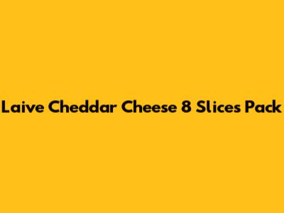Laive Cheddar Cheese 8 Slices Pack