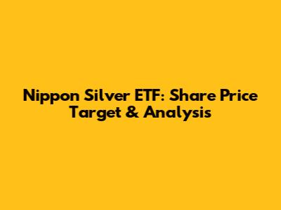 Nippon Silver ETF: Share Price Target & Analysis