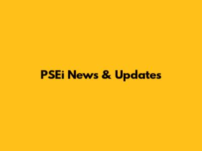 PSEi News & Updates