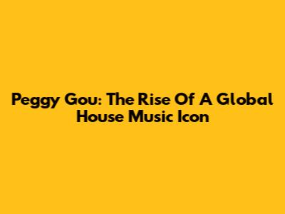 Peggy Gou: The Rise Of A Global House Music Icon