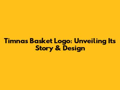 Timnas Basket Logo: Unveiling Its Story & Design